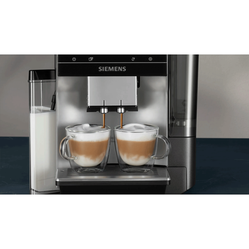 Siemens TQ713R03 EQ700 Inox Espressomaskine Inkl. Siemens Plejepakke & 3kg Rigtig Kaffe Hele Kaffebønner