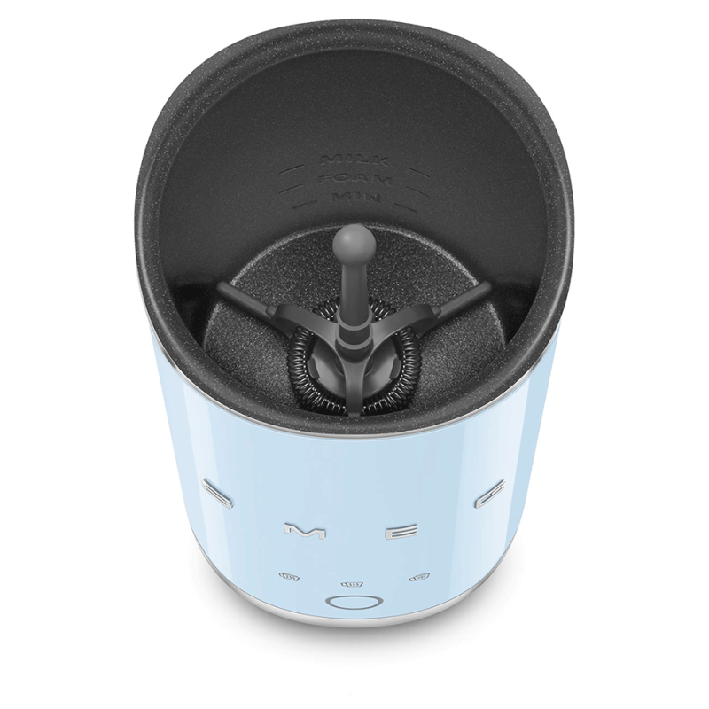 Smeg MFF02PBEU Mini Mælkeskummer Pastelblå