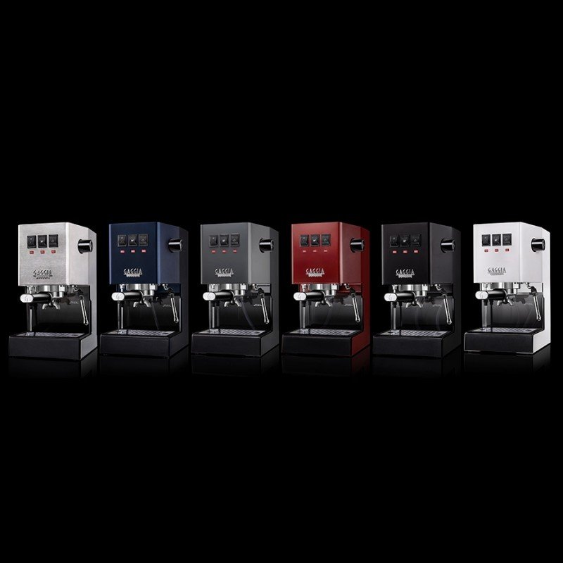Gaggia Classic E24 Stål Espressomaskine Inkl. Timemore Bricks Kværn 01S & Motta Aurora Kande 0,35L