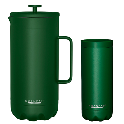 Scanpan Termo Stempelkande Forest Green & Scanpan Termokrus 0,28 L Forest Green