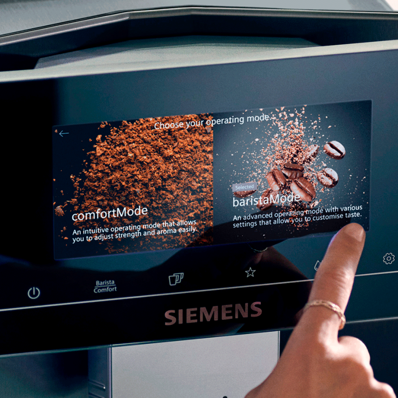 Siemens TQ903R03 EQ900 Espressomaskine Inkl. Rigtig Kaffe Mixpakke 6kg Hele kaffebønner