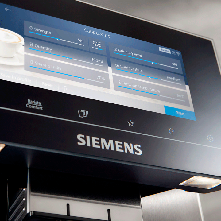 Siemens TQ903R03 EQ900 Espressomaskine Inkl. Rigtig Kaffe Mixpakke 6kg Hele kaffebønner