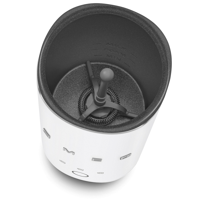 Smeg MFF02WHMEU Mini Mælkeskummer Mat Hvid
