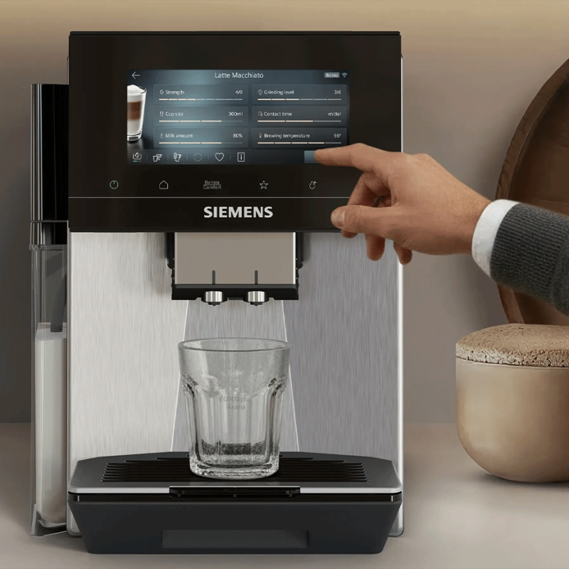 Siemens TQ927EZ3 EQ900 Plus Espressomaskine Inkl. AutoCalc'n Clean
