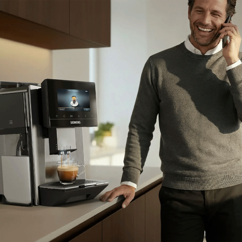 Siemens TQ927EZ3 EQ900 Plus Espressomaskine Inkl. AutoCalc'n Clean