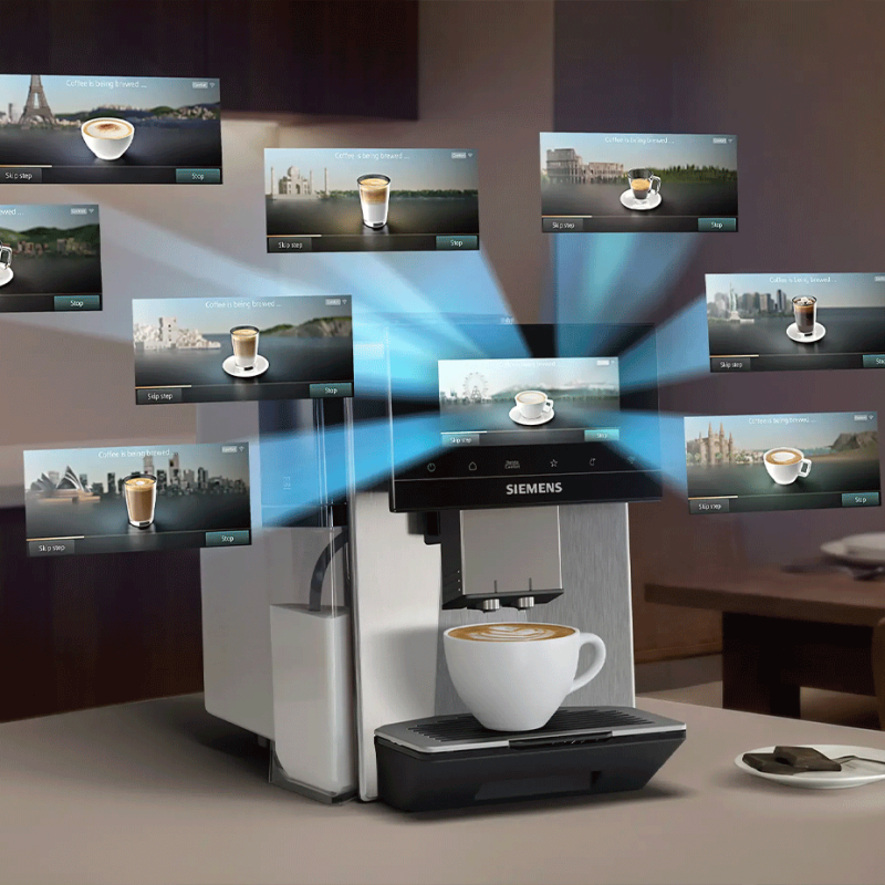 Siemens TQ927EZ3 EQ900 Plus Espressomaskine Inkl. AutoCalc'n Clean