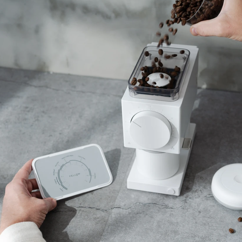 Fellow Ode Brew Elektrisk Kaffekværn Mat Hvid
