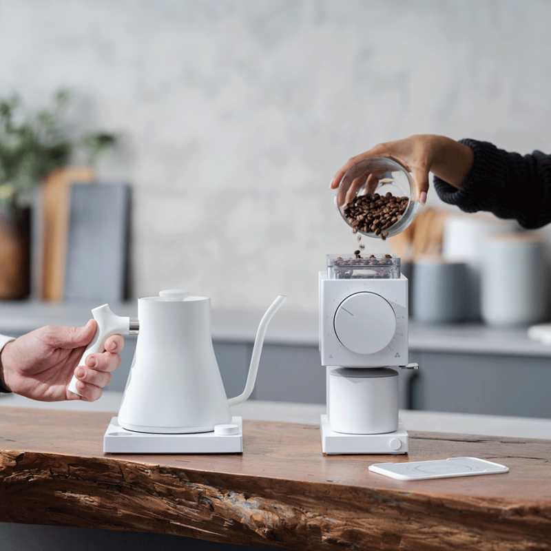 Fellow Ode Brew Elektrisk Kaffekværn Mat Hvid