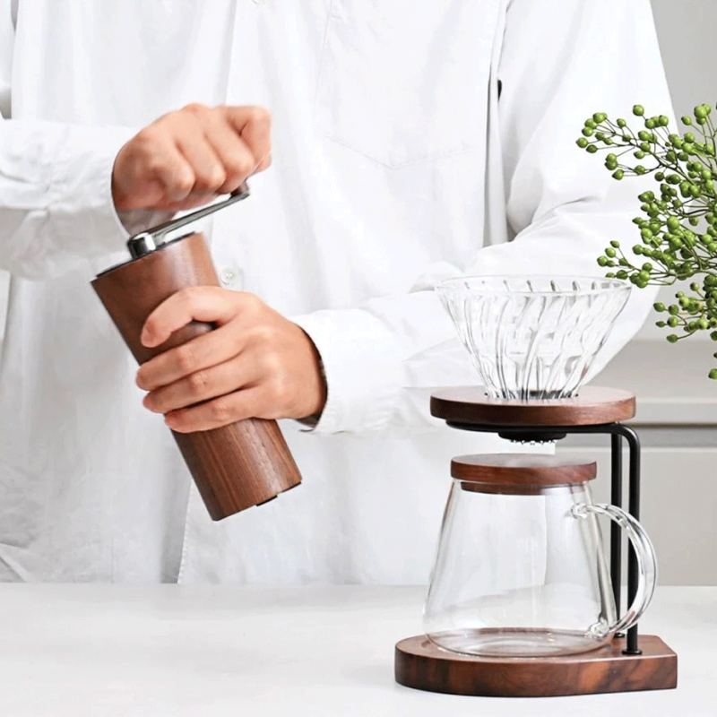 Hario Drip Stand Set Valnøddetræ