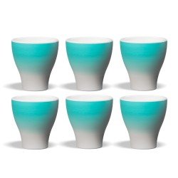 Club House Volcano Double Espressokop Light Blue 12,5 cl 6 Stk