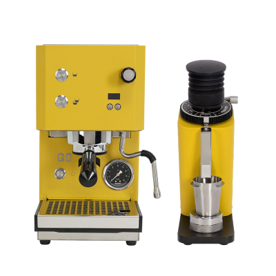 Profitec GO 2.0 Gul Espressomaskine Inkl. Profitec TWIST SD54 Gul Espressokværn