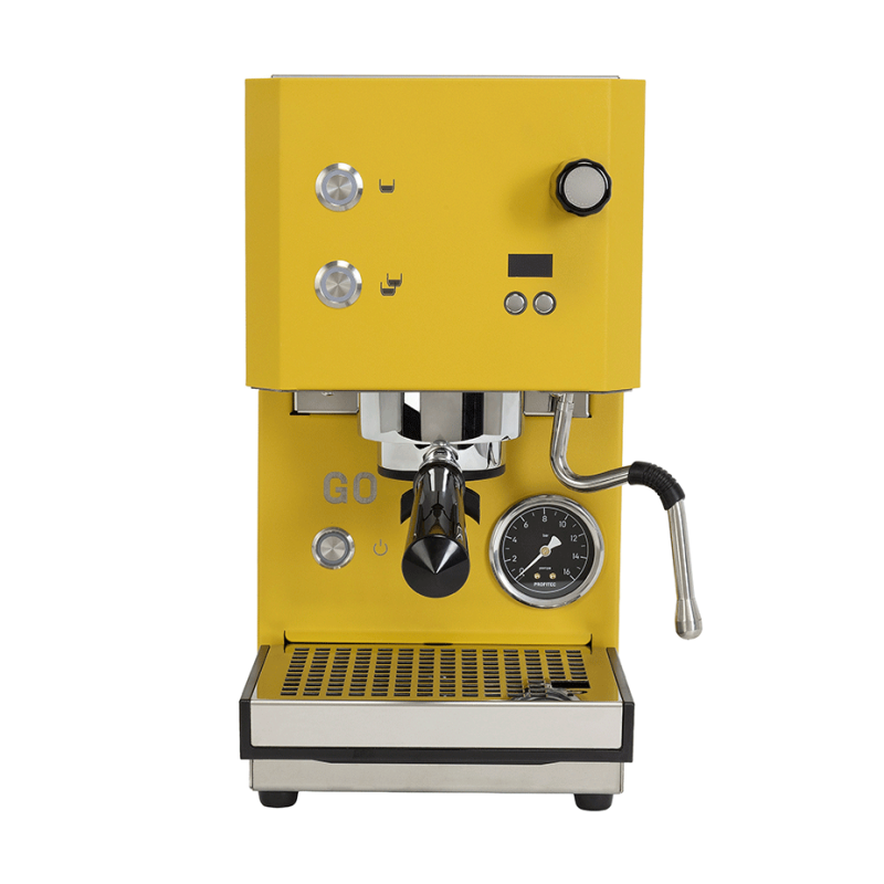 Profitec GO 2.0 Gul Espressomaskine Inkl. Profitec TWIST SD54 Espressokværn Gul