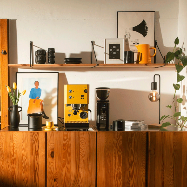 Profitec GO 2.0 Gul Espressomaskine Inkl. Profitec TWIST SD54 Espressokværn Gul