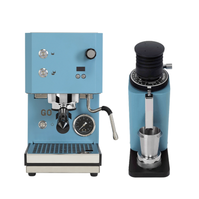 Profitec GO 2.0 Blå Espressomaskine Inkl. Profitec TWIST SD54 Blå Espressokværn