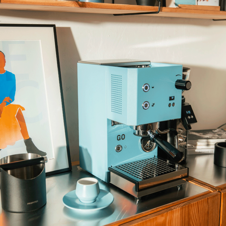 Profitec GO 2.0 Blå Espressomaskine Inkl. Profitec TWIST SD54 Espressokværn Blå