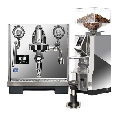Eureka Costanza R Espressomaskine Inkl. Mignon Libra 55 & Regolo Justerbar Kalibreret Tamper 58 mm