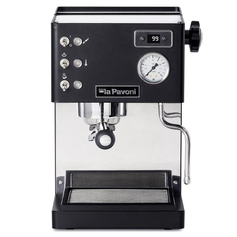 La Pavoni Casa Bar PID Sort LPMCBN02EU Espressomaskine Inkl. Eureka Mignon Specialita Sort Espressokværn