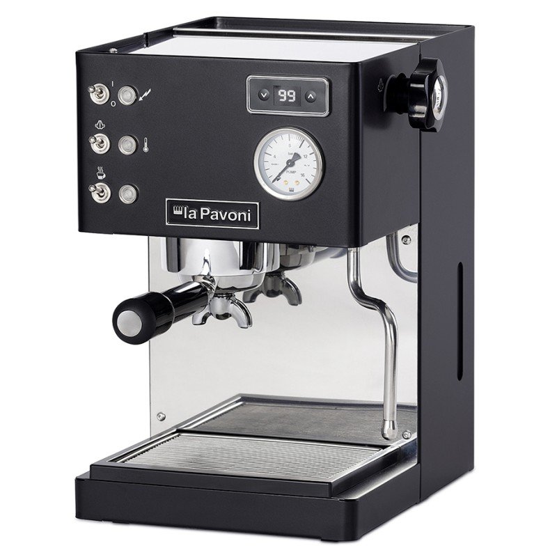 La Pavoni Casa Bar PID Sort LPMCBN02EU Espressomaskine Inkl. Eureka Mignon Specialita Sort Espressokværn