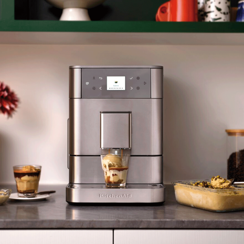 DEMO KitchenAid KF6 Fuldautomatisk Espressomaskine Rustfri Stål