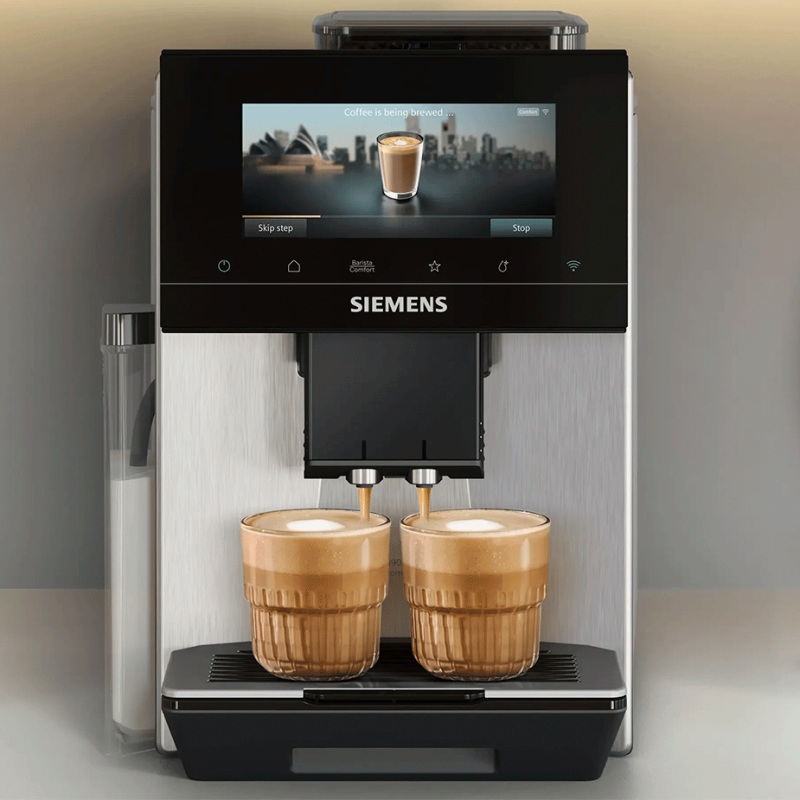 Siemens TQ923E03 EQ900 Espressomaskine Inkl. Plejepakke & 2x1kg Rigtig Kaffe Hele kaffebønner