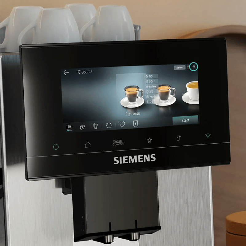 Siemens TQ923E03 EQ900 Espressomaskine Inkl. Plejepakke & 2x1kg Rigtig Kaffe Hele kaffebønner