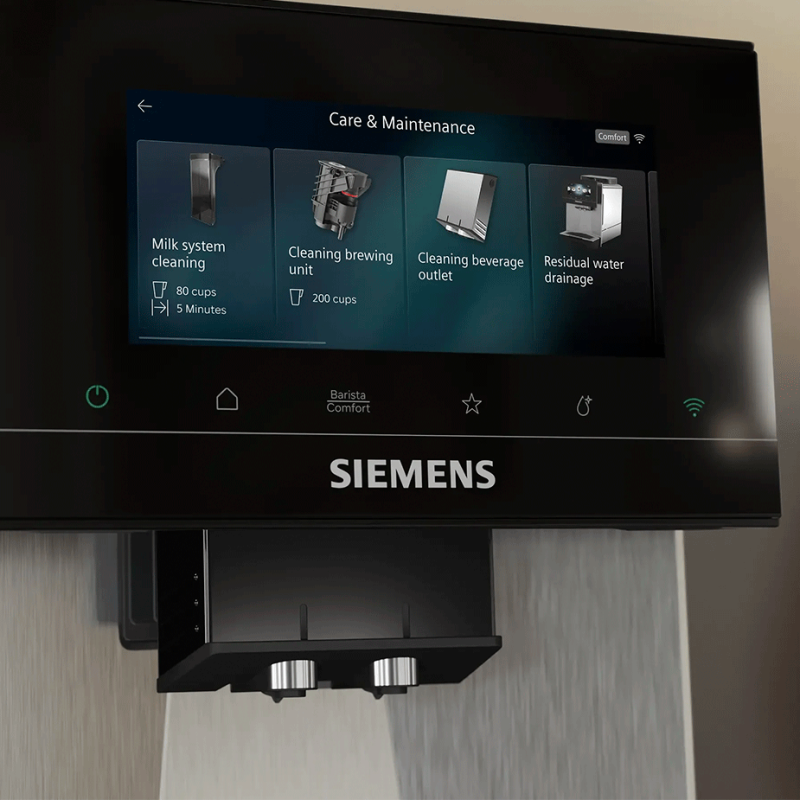Siemens TQ923E03 EQ900 Espressomaskine Inkl. Plejepakke & 2x1kg Rigtig Kaffe Hele kaffebønner