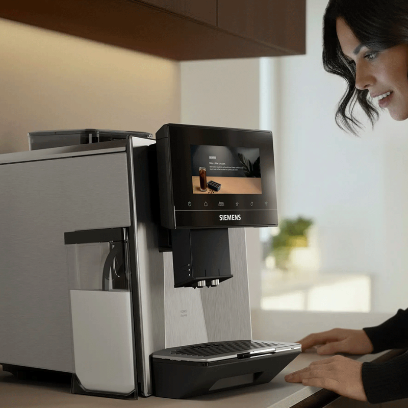 Siemens TQ923E03 EQ900 Espressomaskine Inkl. Plejepakke & 2x1kg Rigtig Kaffe Hele kaffebønner
