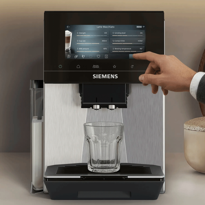 Siemens TQ923E03 EQ900 Espressomaskine Inkl. Plejepakke & 2x1kg Rigtig Kaffe Hele kaffebønner