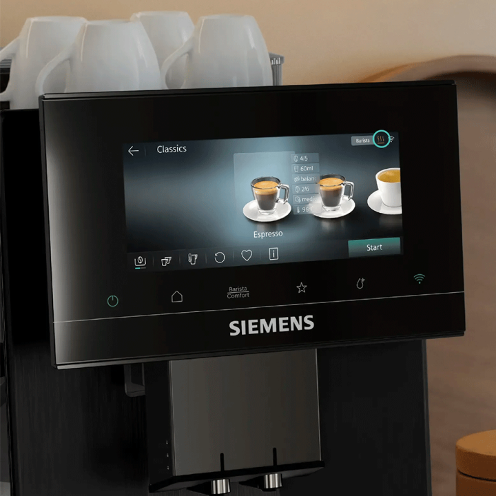 Siemens TQ927E05 EQ900 Espressomaskine Inkl. Plejepakke & 2x1kg Rigtig Kaffe Hele Kaffebønner