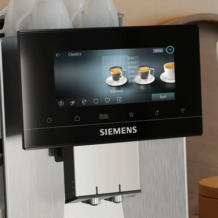 Siemens TQ927E03 EQ900 Espressomaskine Inkl. Plejepakke & 2x1kg Rigtig Kaffe Hele Kaffebønne