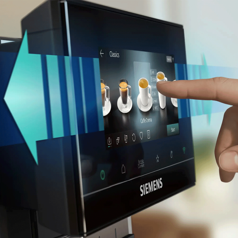 Siemens TQ927E03 EQ900 Espressomaskine Inkl. Plejepakke & 2x1kg Rigtig Kaffe Hele Kaffebønne