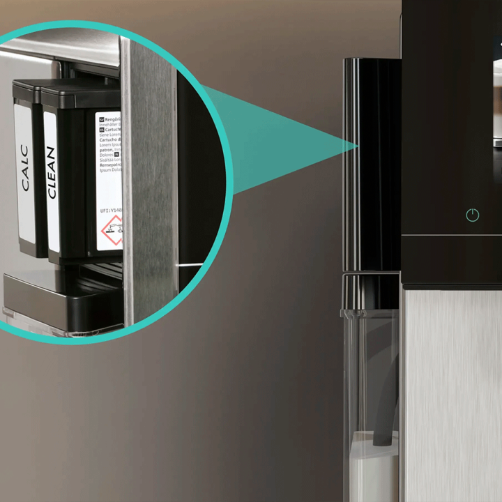 Siemens TQ923EZ3 EQ900 Plus Espressomaskine Inkl. AutoCalc'n Clean, Termokande & 2kg Rigtig Kaffe Hele Kaffebønner