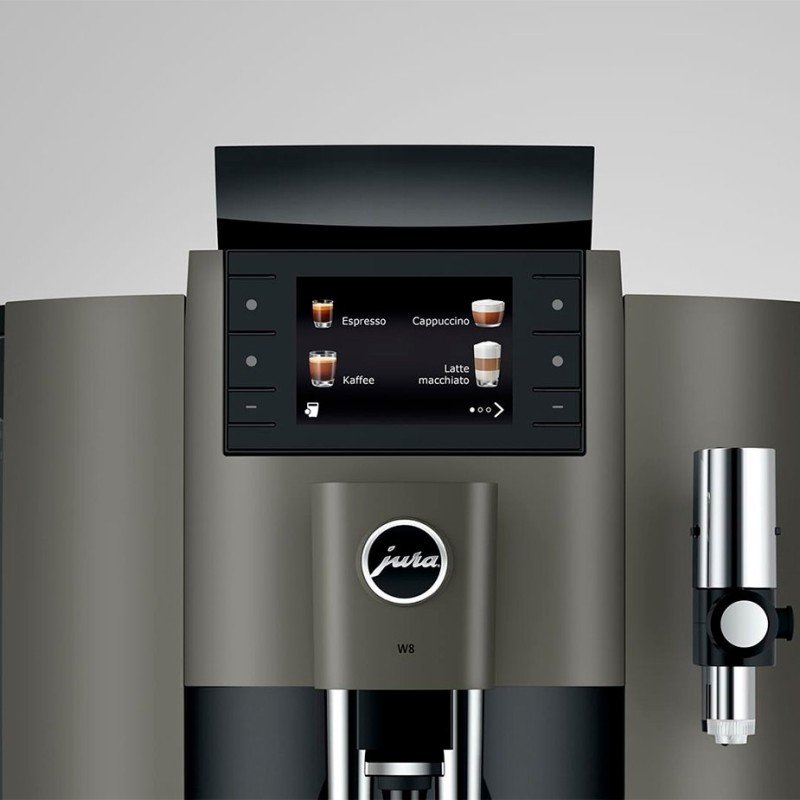 Jura W8 (EB) Dark Inox Espressomaskine Inkl. Startpakke