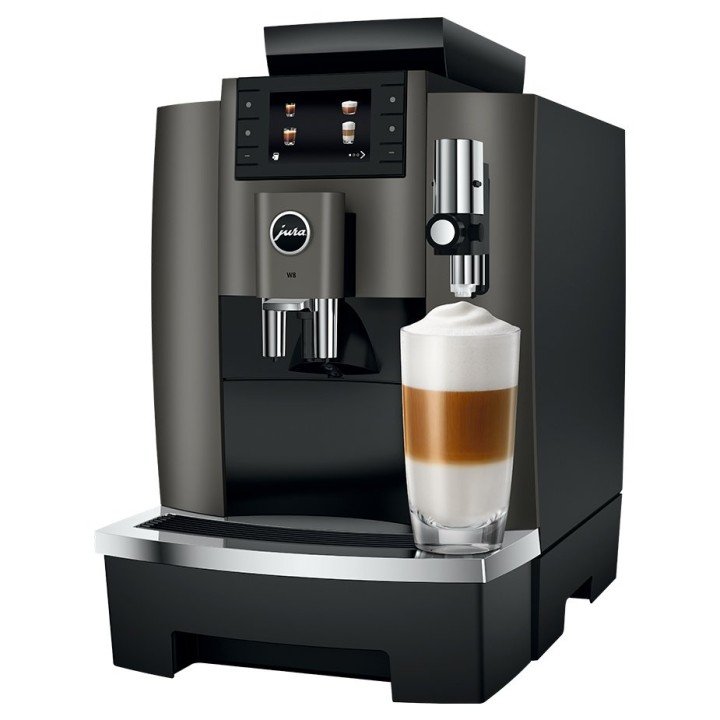 Jura W8 (EB) Dark Inox Espressomaskine Inkl. Startpakke