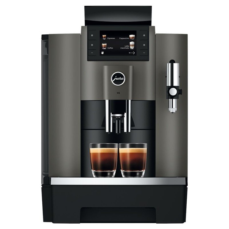 Jura W8 (EB) Dark Inox Espressomaskine Inkl. Startpakke