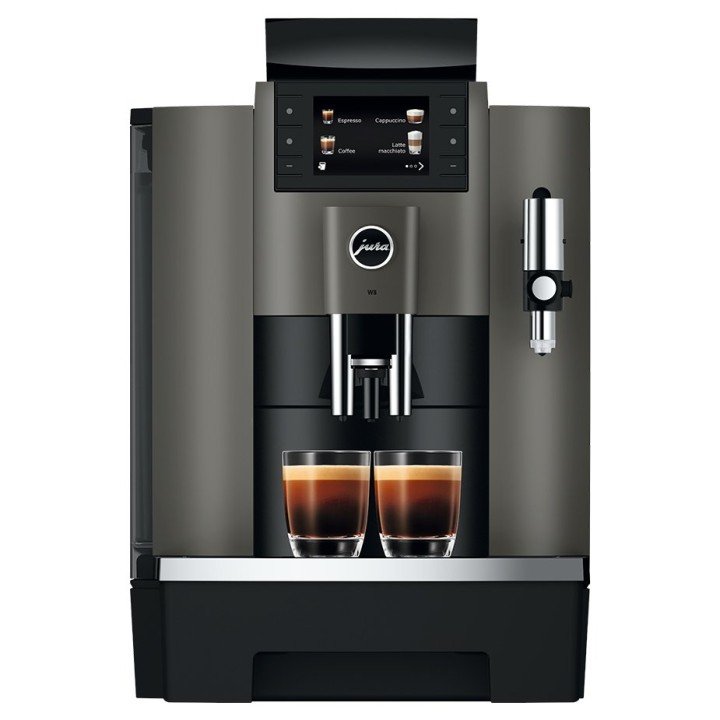 Jura W8 (EB) Dark Inox Espressomaskine Inkl. Startpakke