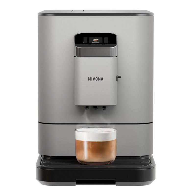 Nivona NIVO 7105 Grå Espressomaskine Inkl. Plejepakke & 3kg Hele kaffebønner