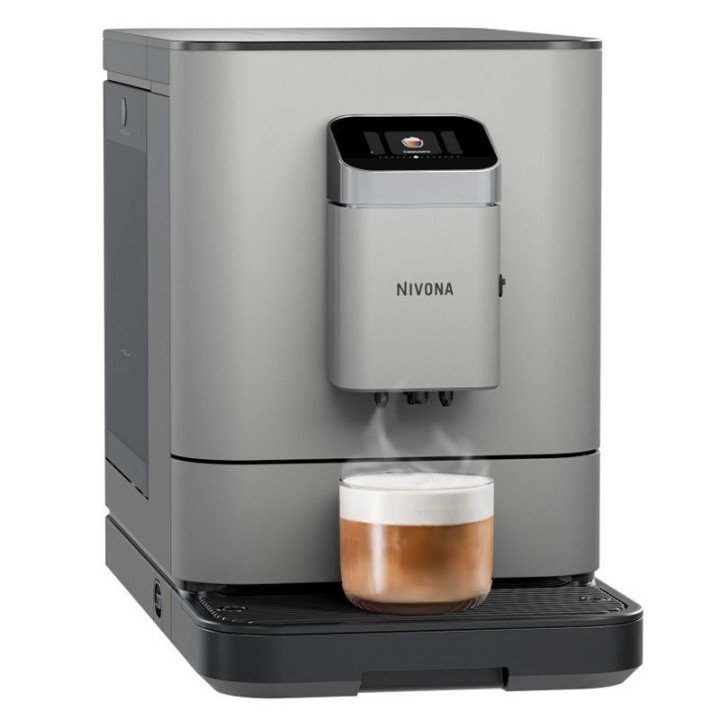 Nivona NIVO 7105 Grå Espressomaskine Inkl. Plejepakke & 3kg Hele kaffebønner