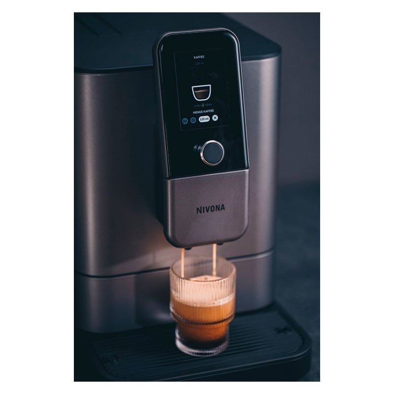 Nivona NIVO 8113 Titanium Espressomaskine Inkl. Plejepakke & 3kg Hele kaffebønner