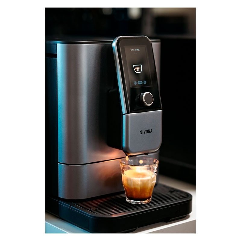Nivona NIVO 8113 Titanium Espressomaskine Inkl. Plejepakke & 3kg Hele kaffebønner