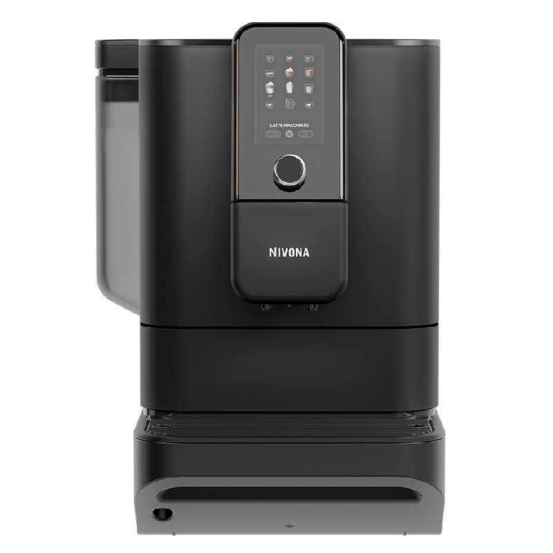 Nivona NIVO 8'141 Pro Sort Espressomaskine Inkl. Mælkekøler, Plejepakke & 2kg Hele Kaffebønner