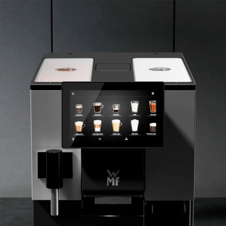 WMF Peak 50 Baisc 2 Sort/Aluminium Espressomaskine