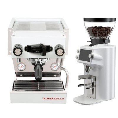 La Marzocco Linea Micra Hvid Espressomaskine Inkl. Mahlkönig E64 WS Hvid Espressokværn