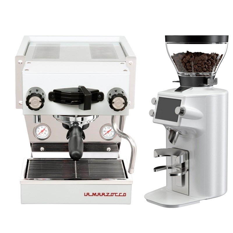 La Marzocco Linea Micra Hvid Espressomaskine Inkl. Mahlkönig E64 WS Hvid Espressokværn