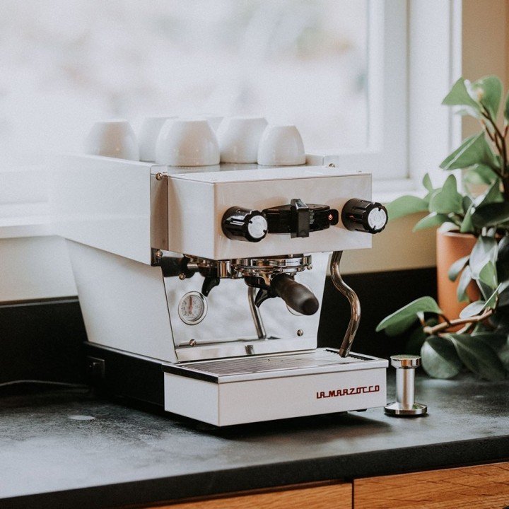 La Marzocco Linea Micra Hvid Espressomaskine Inkl. Mahlkönig E64 WS Hvid Espressokværn