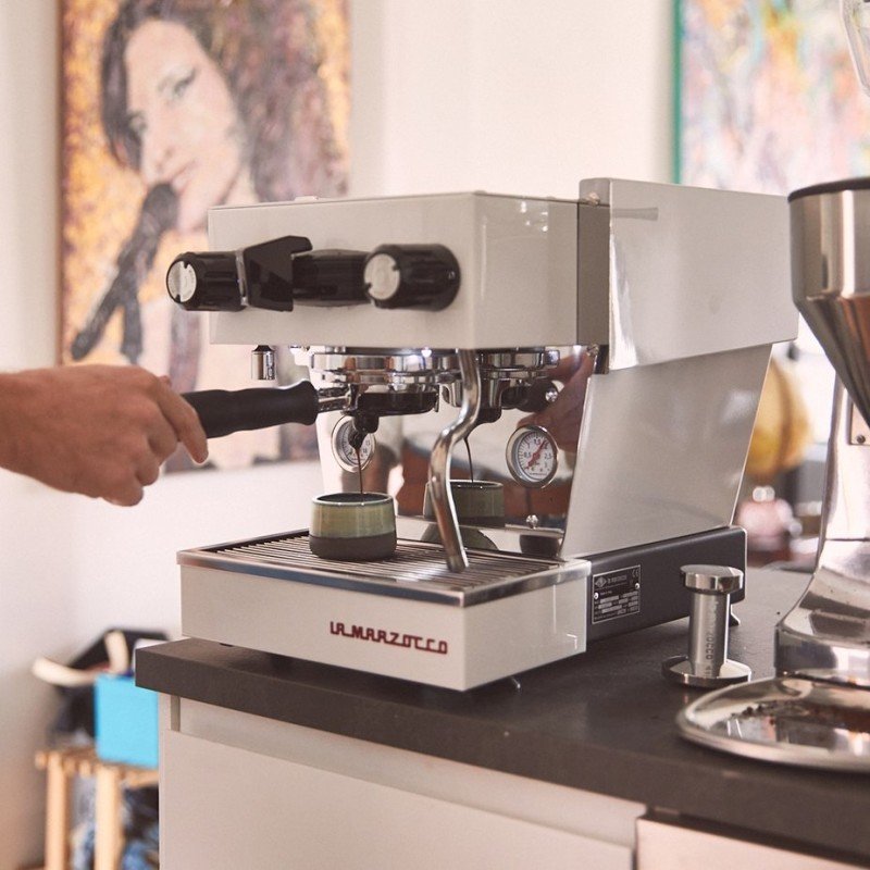 La Marzocco Linea Micra Hvid Espressomaskine Inkl. Mahlkönig E64 WS Hvid Espressokværn