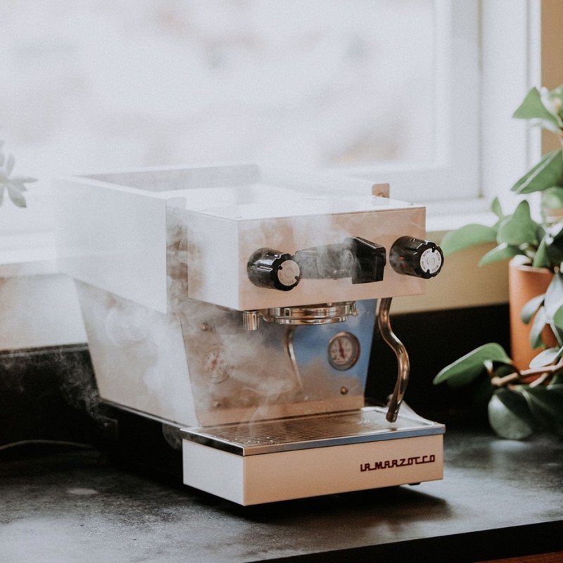 La Marzocco Linea Micra Hvid Espressomaskine Inkl. Mahlkönig E64 WS Hvid Espressokværn