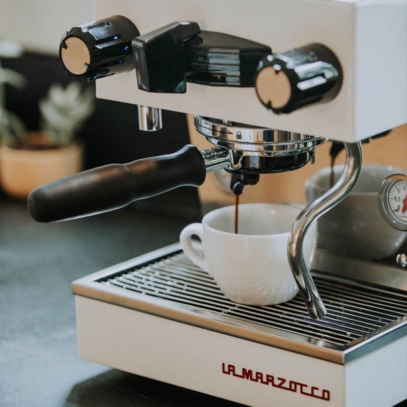 La Marzocco Linea Micra Hvid Espressomaskine Inkl. Mahlkönig E64 WS Hvid Espressokværn