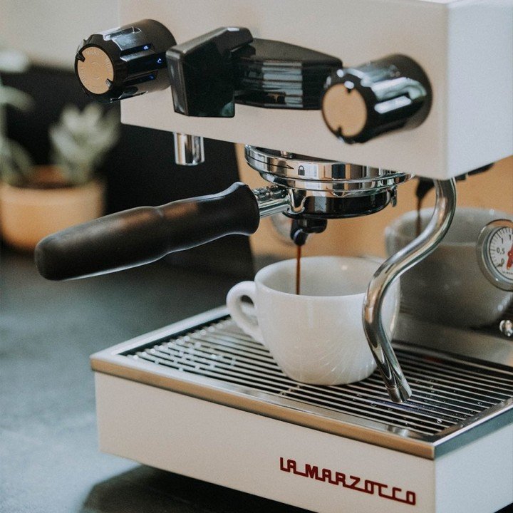 La Marzocco Linea Micra Hvid Espressomaskine Inkl. Mahlkönig E64 WS Hvid Espressokværn