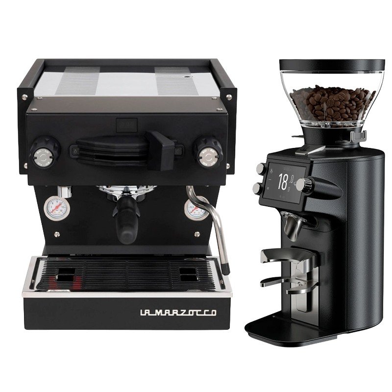 La Marzocco Linea Mini R Sort Espressomaskine Inkl. Mahlkönig E64 WS Sort Espressokværn